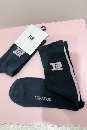 P.E Nation Medley Sock | Asphalt