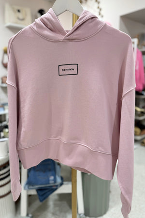 P.E Nation Global Hoodie | Chalk Pink