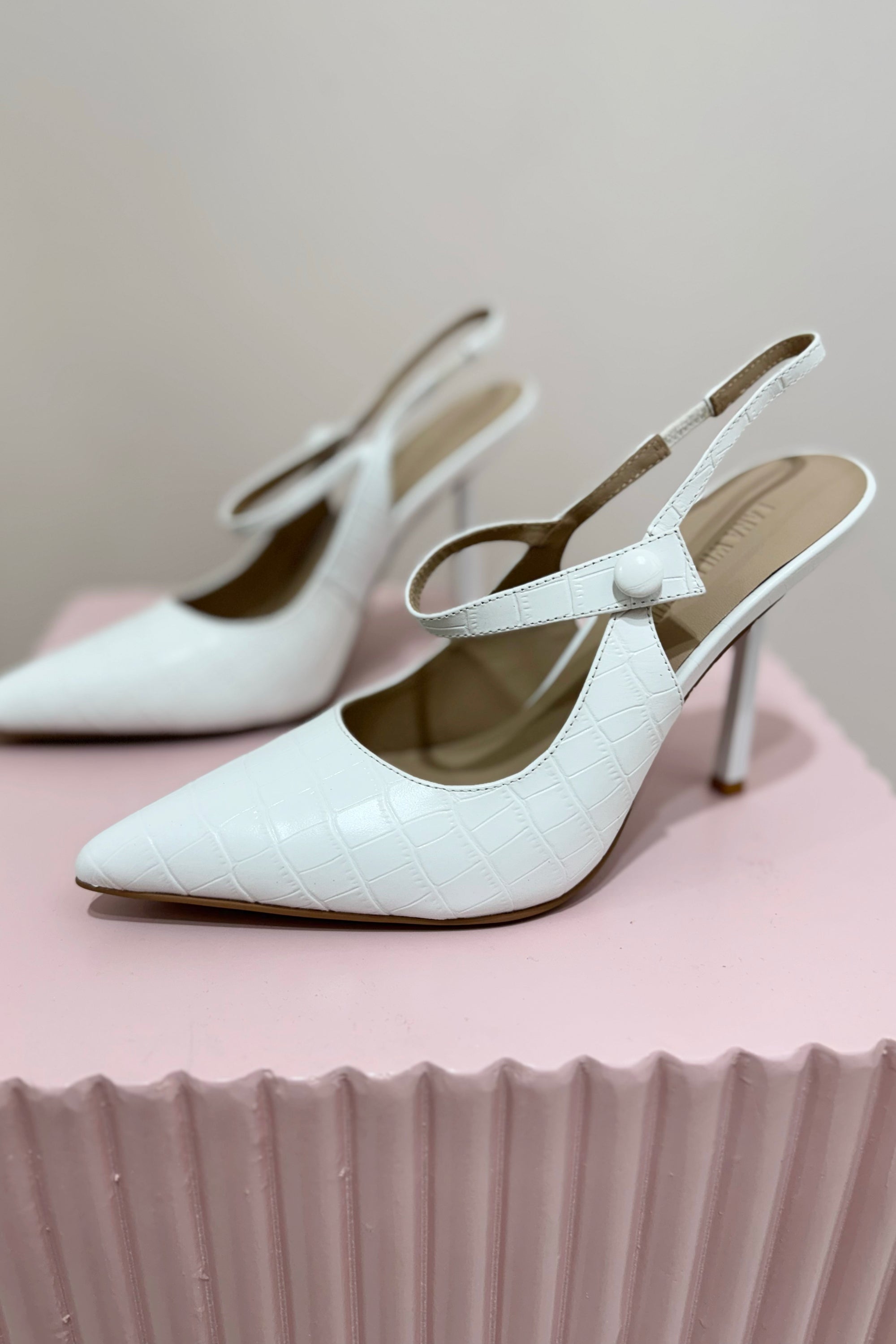 By Lana Wilkinson Sophie Mary Jane Heel | White