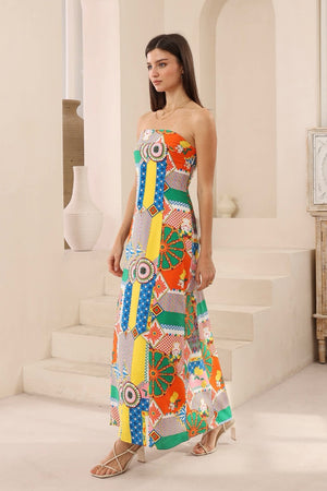 Chosen By Fifi & Annie Santorini Sun Maxi Dress | Art Deco