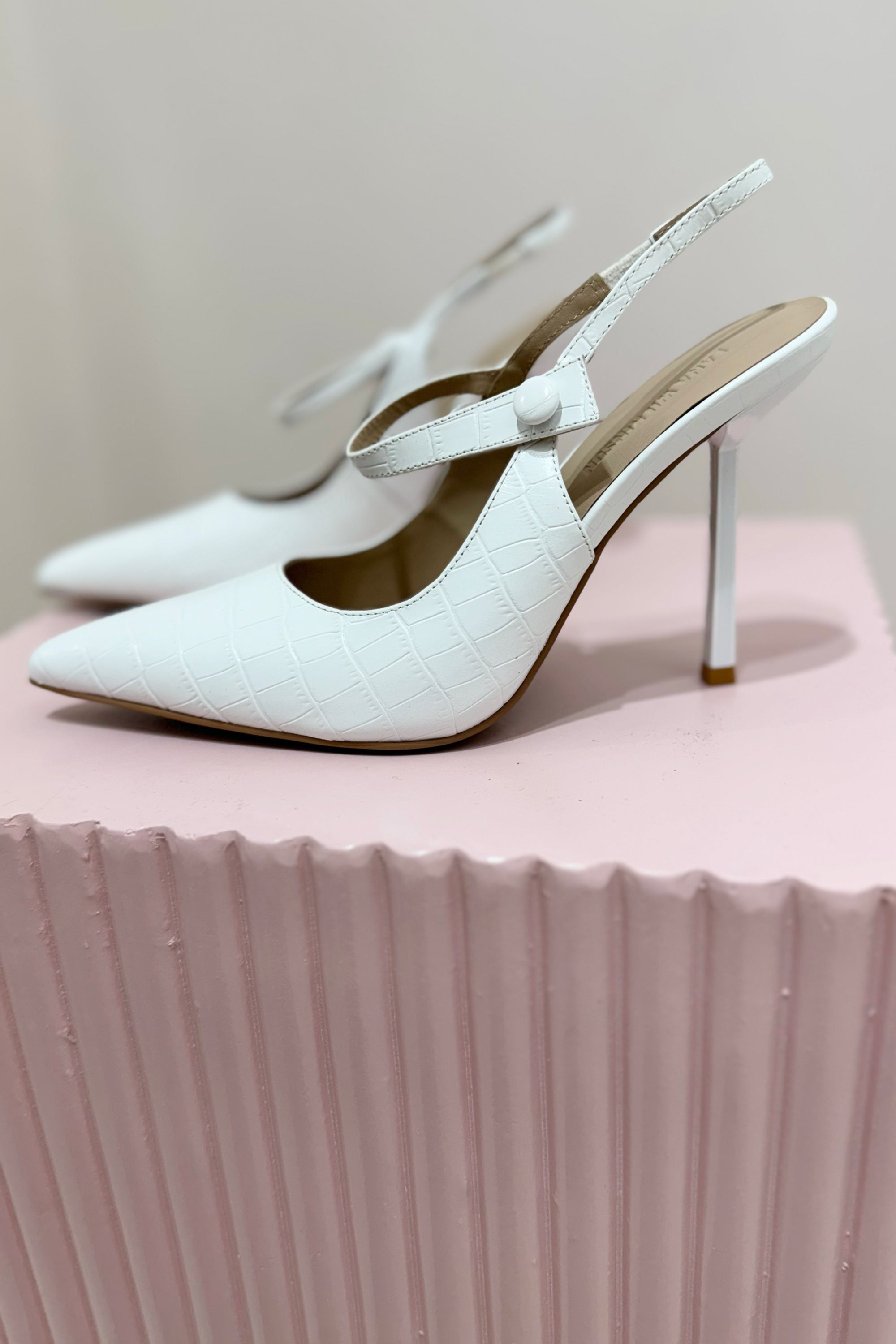 By Lana Wilkinson Sophie Mary Jane Heel | White