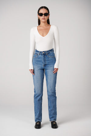 Bayse Brand Atherton Bodysuit | White