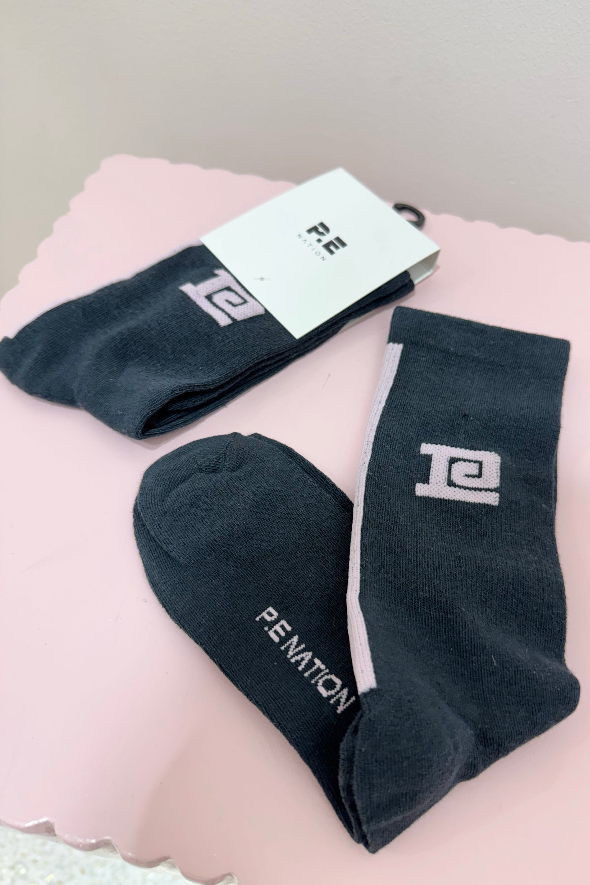 P.E Nation Medley Sock | Asphalt