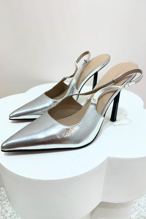 Lana Wilkinson Aylah Heel | Silver