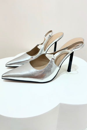 Lana Wilkinson Aylah Heel | Silver