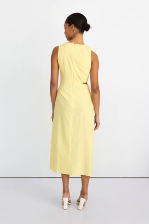 Chosen By Fifi & Annie The Caitlin Tuck Midi Dress | Buttercup