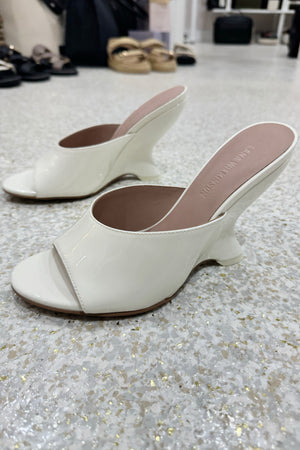 By Lana Wilkinson Martha Wedge | White Patent