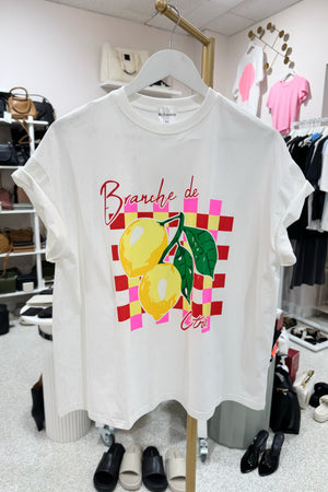 Chosen By Fifi & Annie Brunch At The Boat House Tee | Citrus