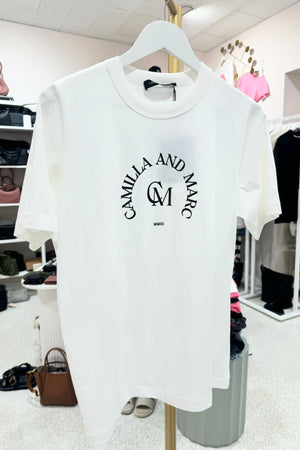 C&M Camilla & Marc Karine Graphic Tee | Soft White