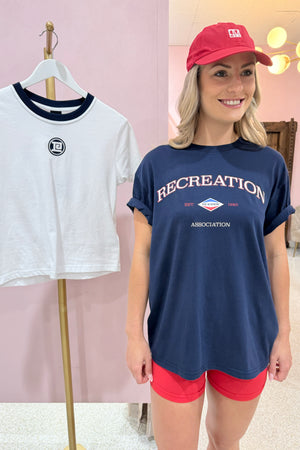 P.E Nation Recreation Tee | Dark Navy