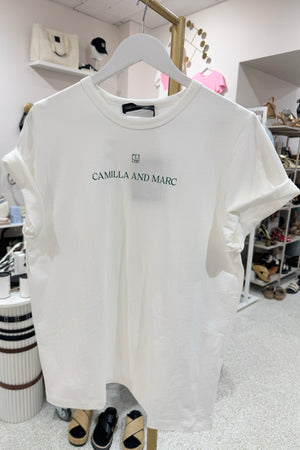 C&M Camilla & Marc Grayson Tee | Soft White