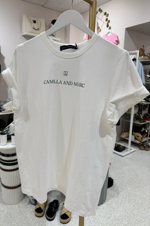 C&M Camilla & Marc Grayson Tee | Soft White