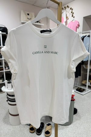 C&M Camilla & Marc Grayson Tee | Soft White