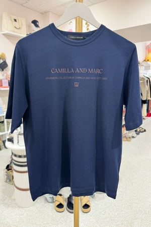 C&M Camilla & Marc Floyd Tee | Navy