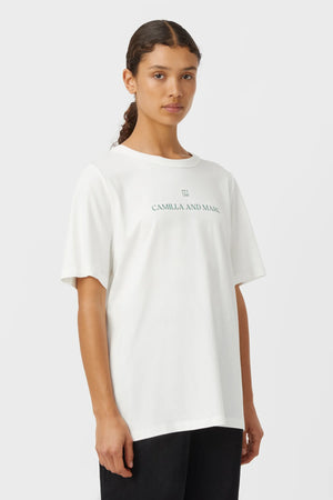 C&M Camilla & Marc Grayson Tee | Soft White