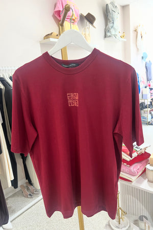 C&m Camilla & Marc Monica Tee | Burgundy