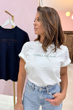 C&M Camilla & Marc Grayson Tee | Soft White