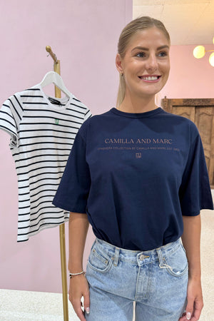 C&M Camilla & Marc Floyd Tee | Navy