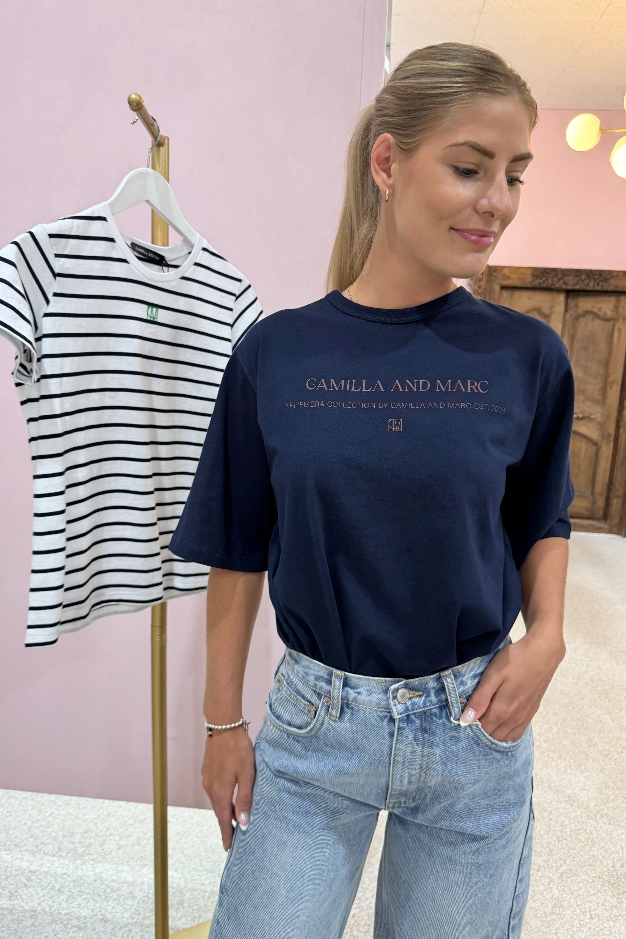 C&M Camilla & Marc Floyd Tee | Navy