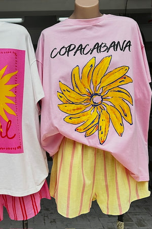 Chosen By Fifi & Annie Copacabana T-Shirt Set | Pink