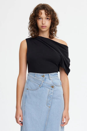 Acler Shellbrook Top | Black