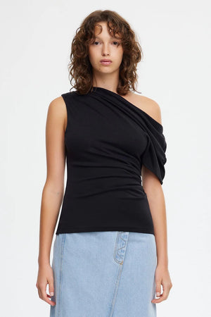 Acler Shellbrook Top | Black