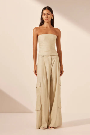 Shona Joy Kasbah Slouch Cargo Pant | Oyster