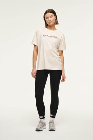 P.E Nation Aero Short Sleeve Tee | Whisper White