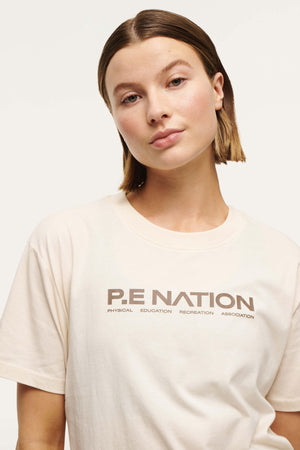 P.E Nation Aero Short Sleeve Tee | Whisper White