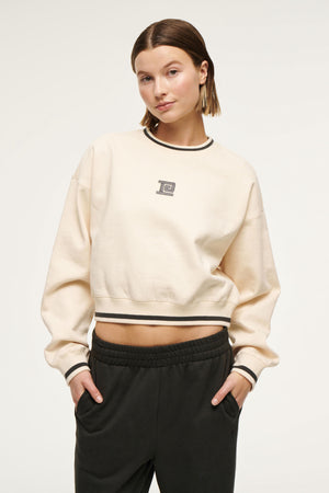 P.E Nation Edition Sweat | Whisper White