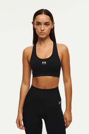 P.E Nation Restore Seamless Sports Bra | Black