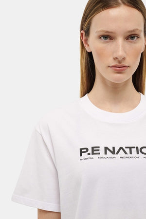 P.E Nation Aero Short Sleeve Tee | Optic White