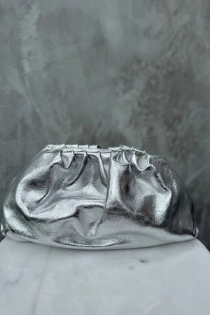 By Studio Zee Lexi Clutch Bag | Silver