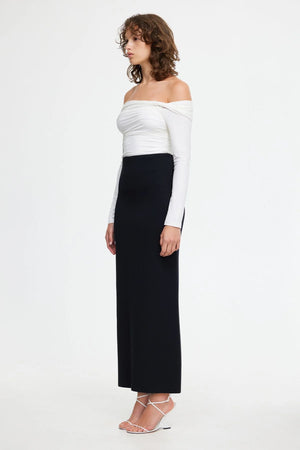 Acler Heydon Midi Skirt | Black