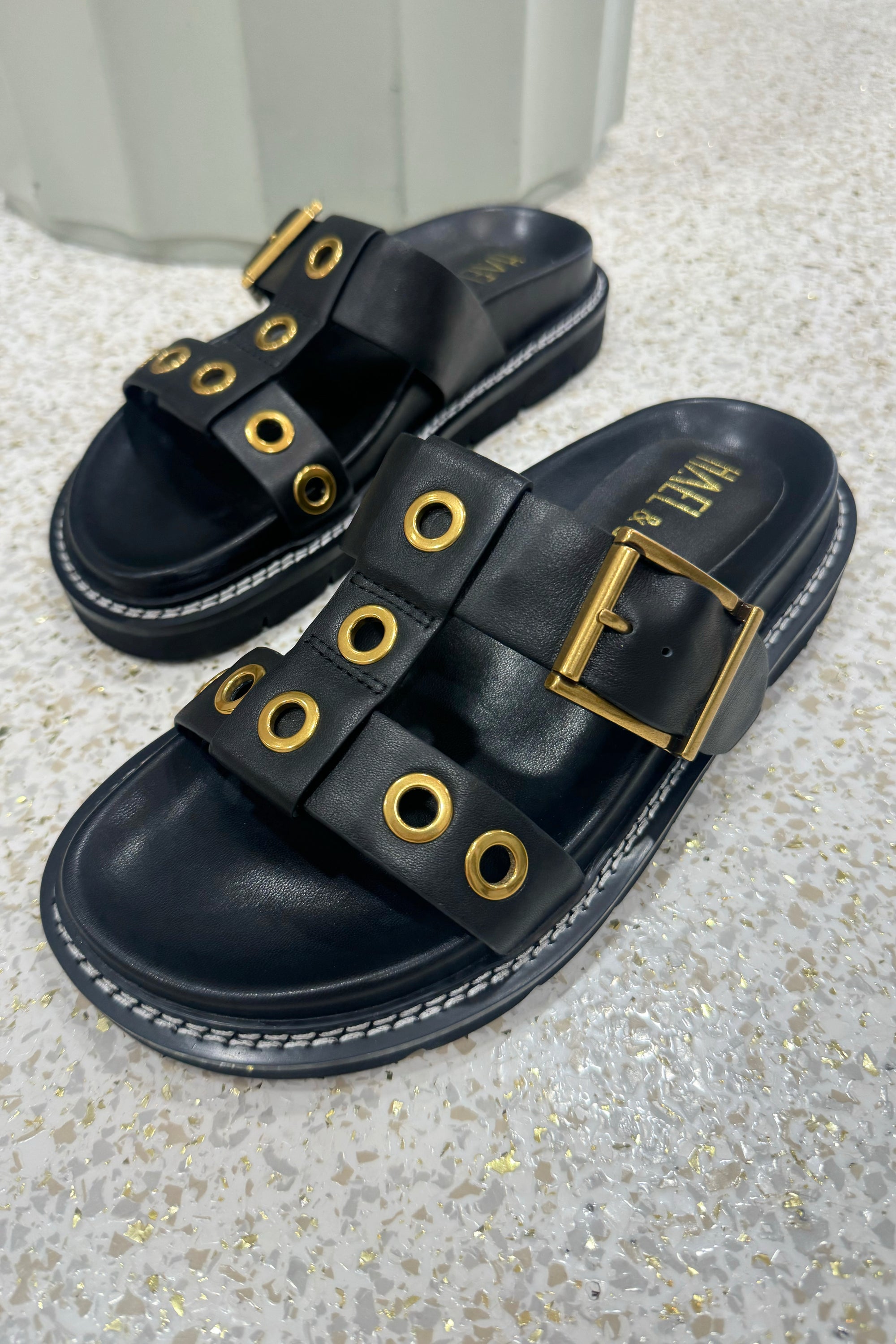 Hael & Jax Monet Slide | Black