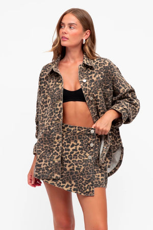 Chosen By Fifi & Annie The Leopard Denim Jacket | Leopard Print