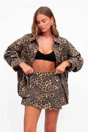 Chosen By Fifi & Annie The Leopard Denim Jacket | Leopard Print