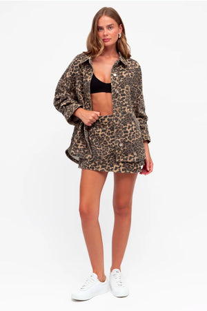 Chosen By Fifi & Annie The Leopard Denim Jacket | Leopard Print