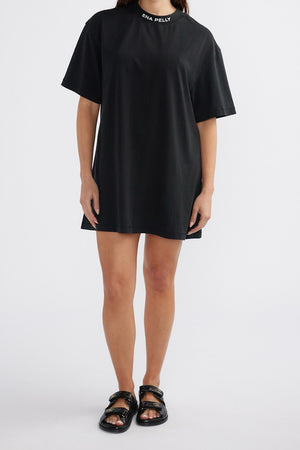 Ena Pelly Cassie Tee Dress | Washed Black