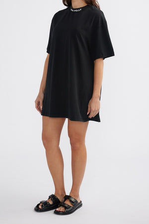 Ena Pelly Cassie Tee Dress | Washed Black