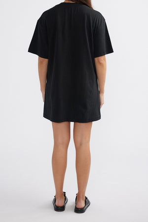 Ena Pelly Cassie Tee Dress | Washed Black