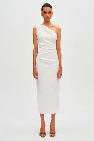 Misha Aubree Midi Dress | Ivory