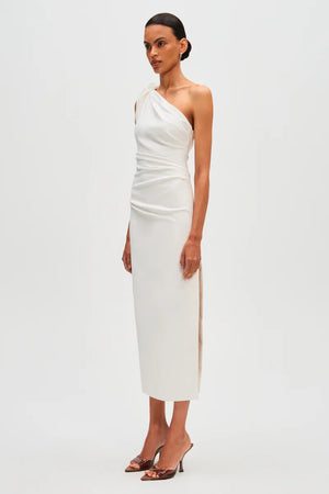 Misha Aubree Midi Dress | Ivory