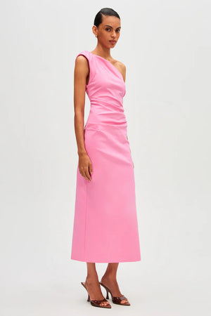 Misha Aubree Midi Dress | Orchid Pink