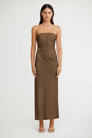 Significant Other Coralie Strapless Dress | Chocolate