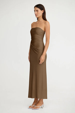 Significant Other Coralie Strapless Dress | Chocolate