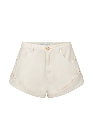 Araminta James Goldie Denim Short | Cream