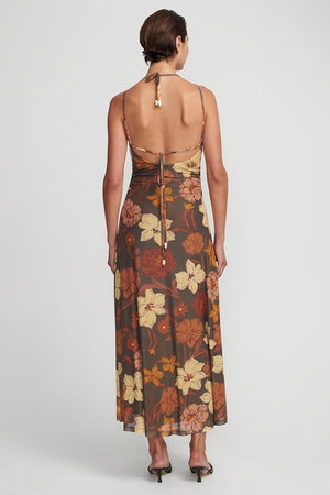 Hanen & Gretel Odessa Maxi Dress | Moss Floral