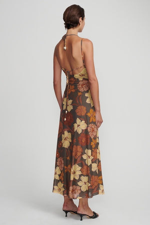 Hanen & Gretel Odessa Maxi Dress | Moss Floral