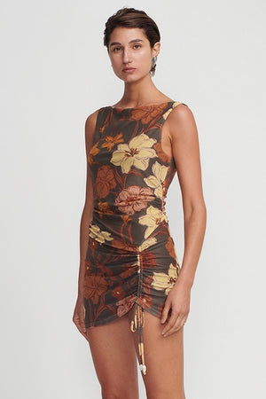 Hansen & Gretel Alba Mini Dress | Moss Floral